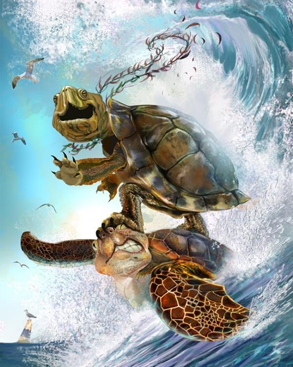 Whip friends Illustration artwork